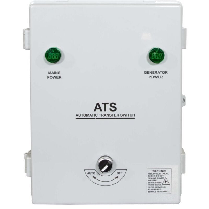Cuadro ITC POWER AC-ATS12-P, para conmutacion caida de tension en la Red electrica. ATS Box para generadores 3.000 RPM, ATS 12-P.
Cuadro ITC POWER AC-ATS12-P, para conmutacion caida de tension en la Red electrica. ATS Box para generadores 3.000 RPM, ATS 12-P.