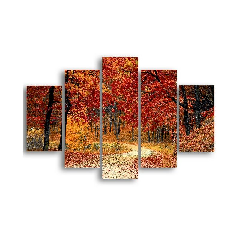 Homemania - Cuadro La avenida de los arboles - 5 piezas - Naturaleza y paisajes - por sala de estar, habitacion - Multicolor en MDF, 95 x 0,3 x 60 cm
Homemania - Cuadro La avenida de los arboles - 5 piezas - Naturaleza y paisajes - por sala de estar, habitacion - Multicolor en MDF, 95 x 0,3 x 60 cm
