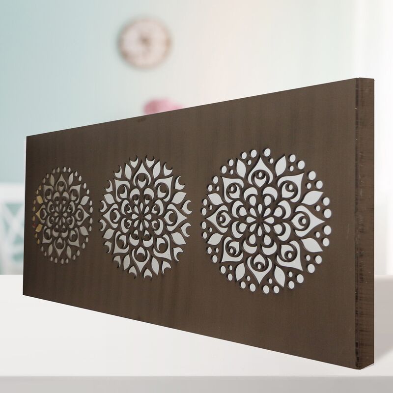 Cuadro Mandala De Pared Calada, Fabricado Artesanalmente En España -Mod. 161- (60X150 Cm-Nogal) - Para Salón, Dormitorio, Pasillo, Baño
Cuadro Mandala De Pared Calada, Fabricado Artesanalmente En España -Mod. 161- (60X150 Cm-Nogal) - Para Salón, Dormitorio, Pasillo, Baño