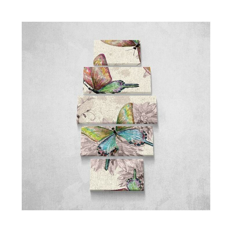 Homemania - Cuadro Mariposa - 5 Piezas - Animales - por sala, habitacion - Multicolor en Poliester, madera, 100 x 3 x 60 cm
Homemania - Cuadro Mariposa - 5 Piezas - Animales - por sala, habitacion - Multicolor en Poliester, madera, 100 x 3 x 60 cm