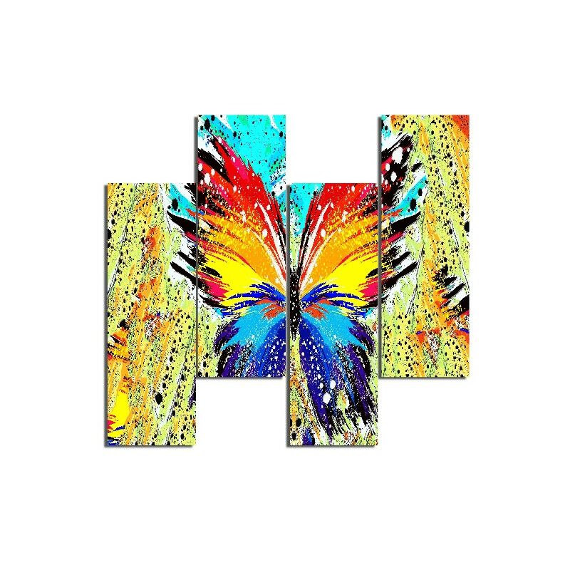 Cuadro Mariposas - 4 Piezas - Animales - de la sala de estar, habitacion - Multicolor en MDF, 76 x 0,3 x 50 cm
Cuadro Mariposas - 4 Piezas - Animales - de la sala de estar, habitacion - Multicolor en MDF, 76 x 0,3 x 50 cm