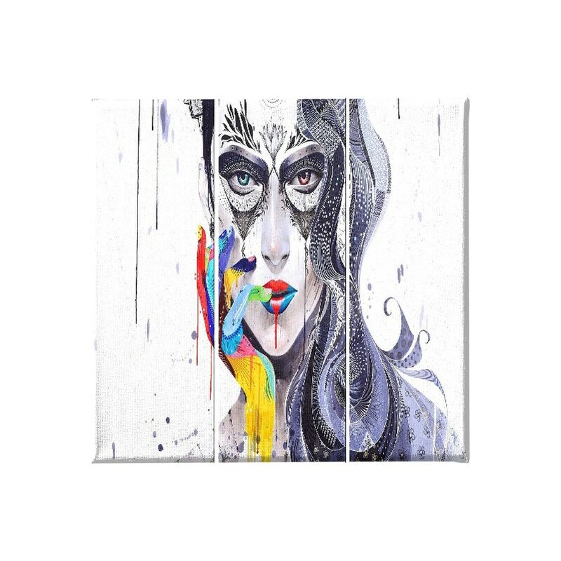 Homemania - Cuadro Mujer - 3 piezas - Retrato - para la sala de estar, la habitacion - Multicolor en Poliester, madera, 69 x 3 x 50 cm
Homemania - Cuadro Mujer - 3 piezas - Retrato - para la sala de estar, la habitacion - Multicolor en Poliester, madera, 69 x 3 x 50 cm