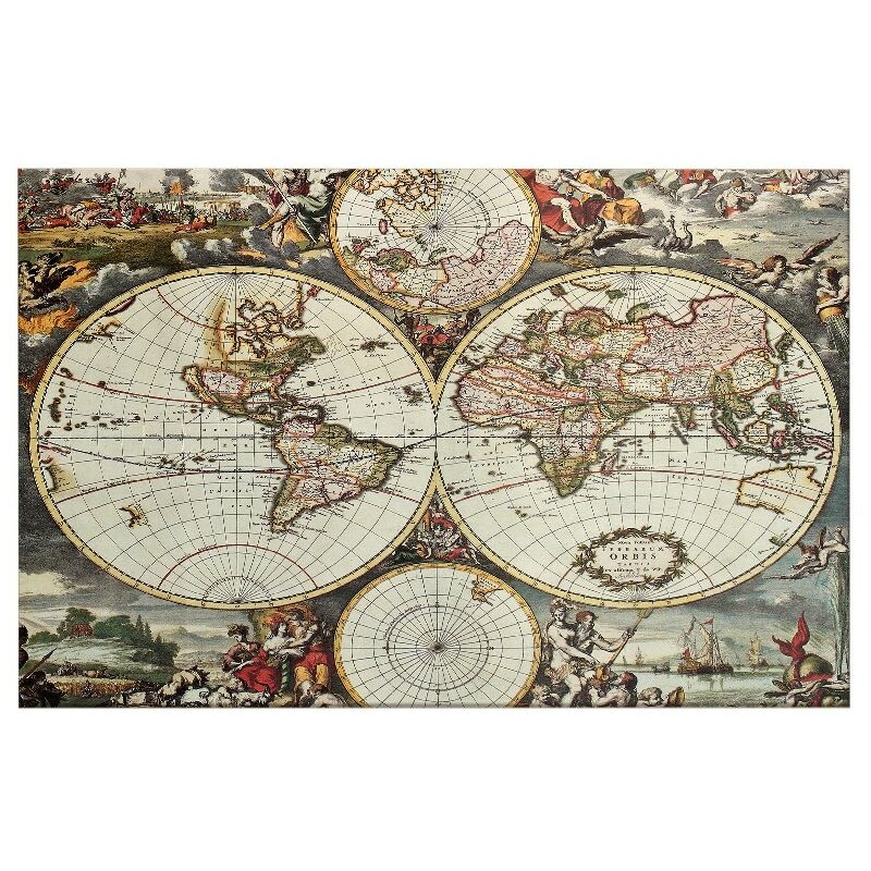 Homemania - Cuadro Mundo - Mapa - para la sala de estar, habitacion - Multicolor en Poliester, madera, 100 x 3 x 50 cm
Homemania - Cuadro Mundo - Mapa - para la sala de estar, habitacion - Multicolor en Poliester, madera, 100 x 3 x 50 cm