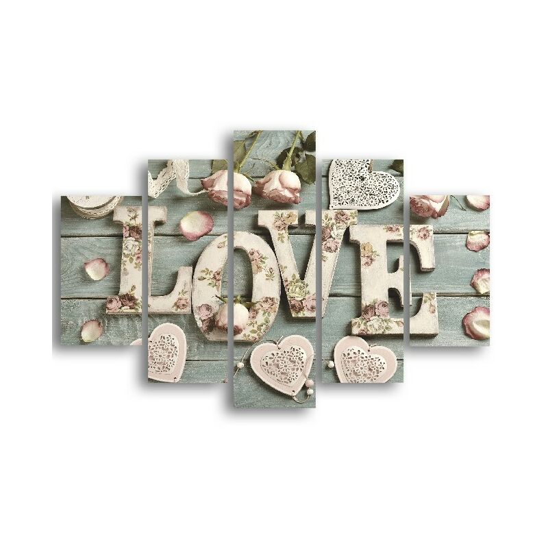 Homemania - Cuadro Naturaleza - 5 piezas - Dia de San Valentin - de la sala de estar, la habitacion - Multicolor en MDF, 95 x 0,3 x 60 cm
Homemania - Cuadro Naturaleza - 5 piezas - Dia de San Valentin - de la sala de estar, la habitacion - Multicolor en MDF, 95 x 0,3 x 60 cm