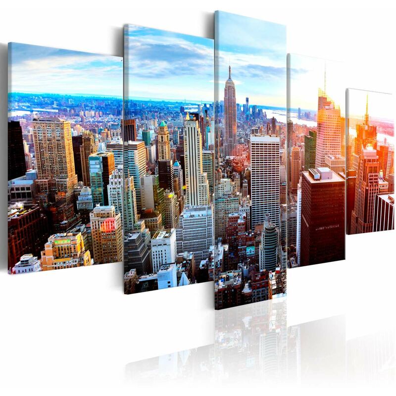 Cuadro - New York Sunrise Medidas 200X100