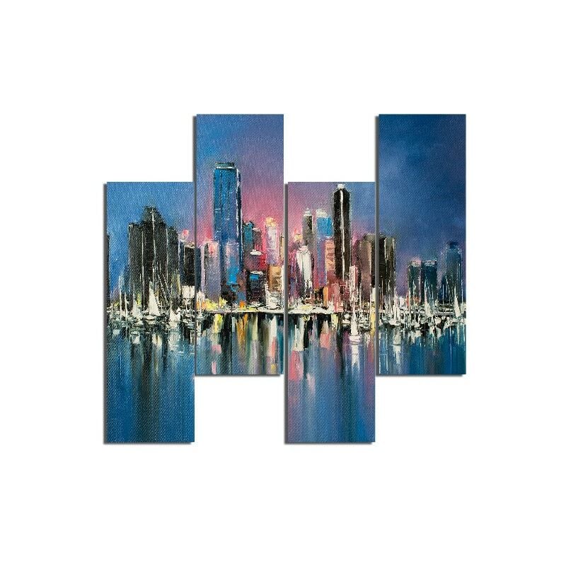 Homemania - Cuadro Nueva York - 4 piezas - Ciudades y paisajes - por sala de estar, habitacion - Multicolor en MDF, 76 x 0,3 x 50 cm
Homemania - Cuadro Nueva York - 4 piezas - Ciudades y paisajes - por sala de estar, habitacion - Multicolor en MDF, 76 x 0,3 x 50 cm