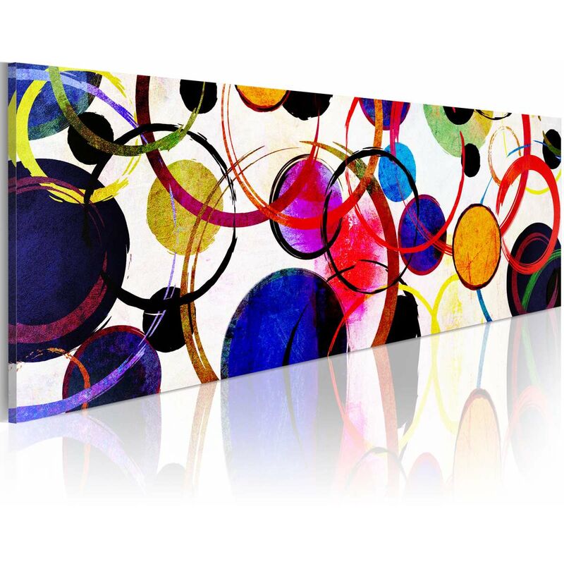 Cuadro - Rainbow Circles Medidas 135X45