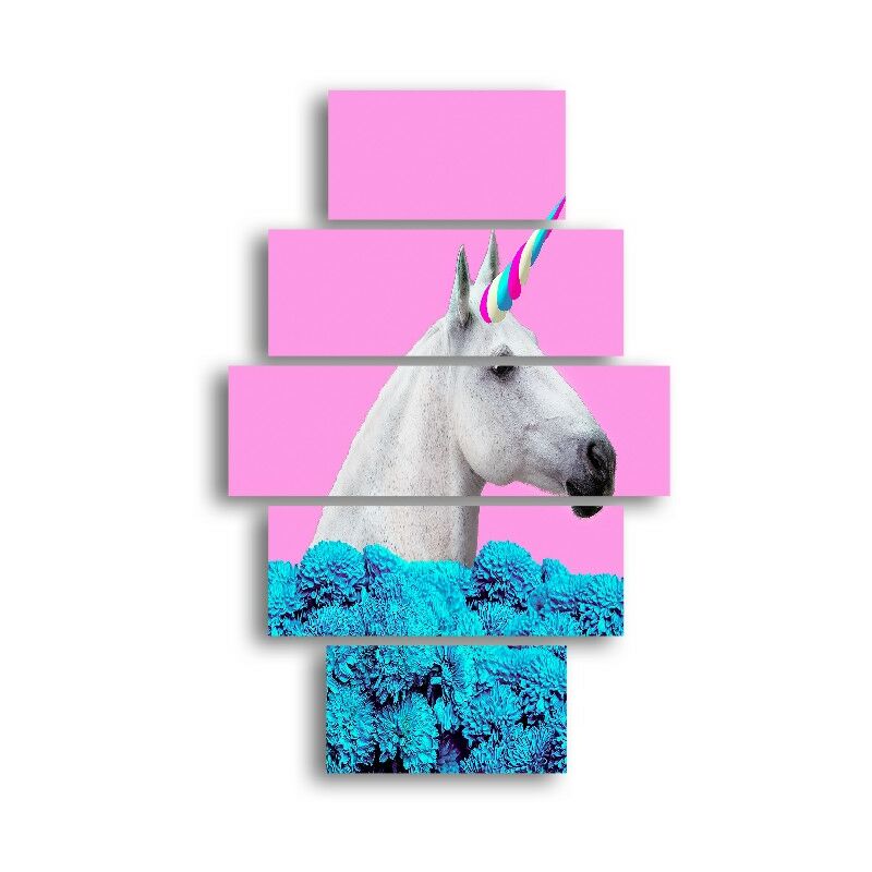 Homemania - Cuadro Unicornio - 5 Piezas - Animales - por sala, habitacion - Multicolor en MDF, 95 x 0,3 x 60 cm
Homemania - Cuadro Unicornio - 5 Piezas - Animales - por sala, habitacion - Multicolor en MDF, 95 x 0,3 x 60 cm