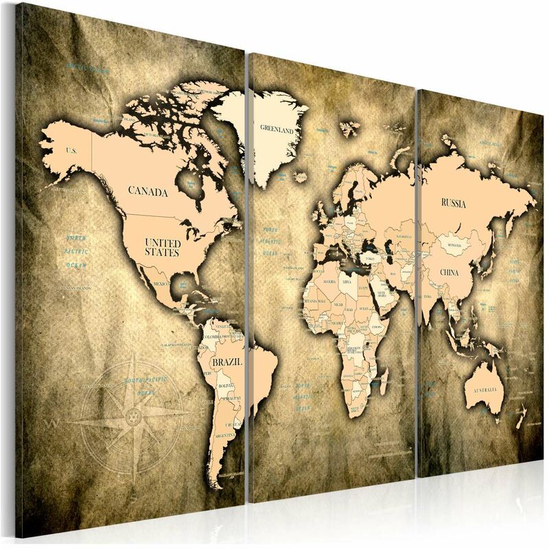 Cuadro - World Map: The Sands of Time Medidas 120X80
Cuadro - World Map: The Sands of Time Medidas 120X80