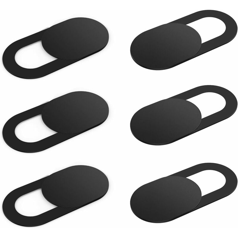 Litzee - Cubierta de cámara web, paquete de 6 accesorios para computadora portátil, cubierta de cámara web ultrafina con paño limpio (negro)
Litzee - Cubierta de cámara web, paquete de 6 accesorios para computadora portátil, cubierta de cámara web ultrafina con paño limpio (negro)