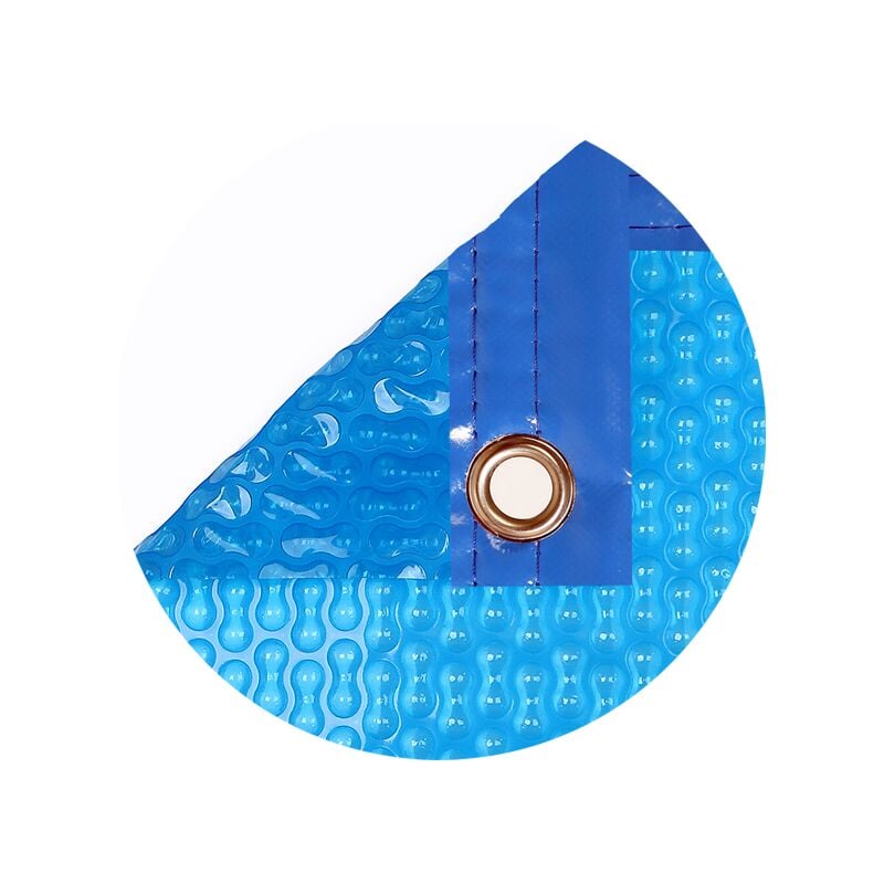 Cubierta piscina verano GeoBubble 400 micras para piscinas de 5x8 metros (Con refuerzo en los dos laterales estrechos).
Cubierta piscina verano GeoBubble 400 micras para piscinas de 5x8 metros (Con refuerzo en los dos laterales estrechos).