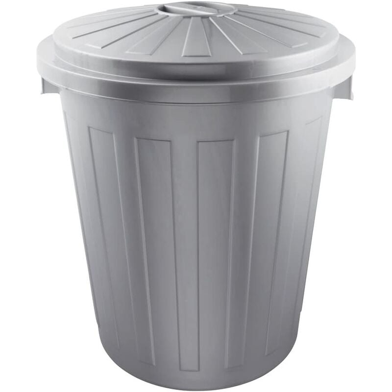 Keeeper - Cubo de basura / papelera polivalente con tapa cerrable, Muy grande, Plástico resistente (PP), 50 l, Mats, Plateado
Keeeper - Cubo de basura / papelera polivalente con tapa cerrable, Muy grande, Plástico resistente (PP), 50 l, Mats, Plateado