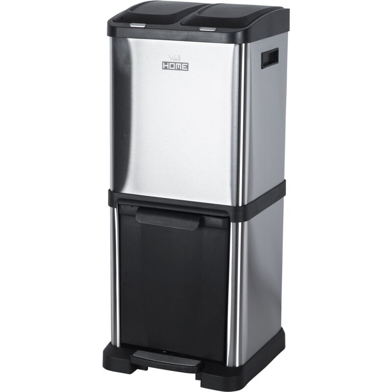 Cubo de reciclaje ecológico 32 litros de 3 compartimentos (2 de 8 L + 1 de 16 L), reciclaje de basura / cubos de reciclaje, Gran Capacidad, para
Cubo de reciclaje ecológico 32 litros de 3 compartimentos (2 de 8 L + 1 de 16 L), reciclaje de basura / cubos de reciclaje, Gran Capacidad, para