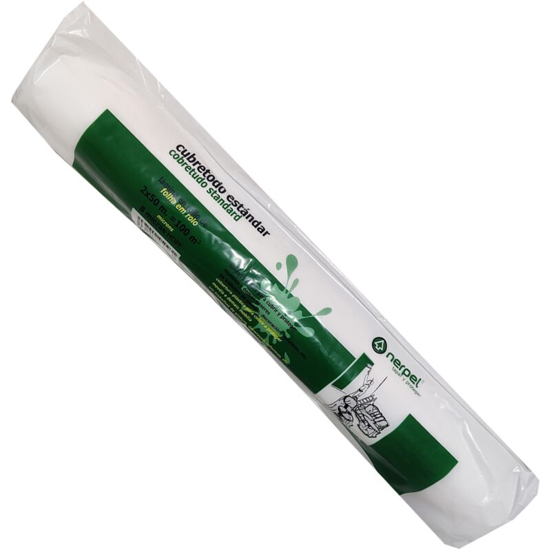 CUBRETODO PLASTICO 8 micras 2 mts x 50 mts 
CUBRETODO PLASTICO 8 micras 2 mts x 50 mts