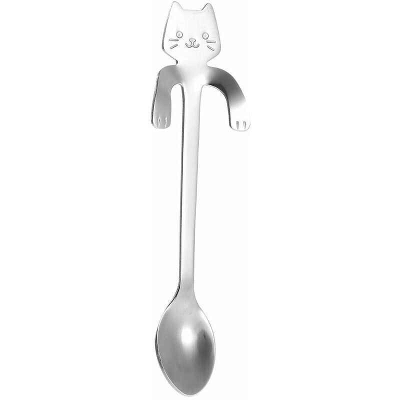 Happyshopping - Cuchara de gato linda Mango largo Mini cubiertos Cafe Acero inoxidable Herramientas de condimento para beber Cuchara para colgar
Happyshopping - Cuchara de gato linda Mango largo Mini cubiertos Cafe Acero inoxidable Herramientas de condimento para beber Cuchara para colgar