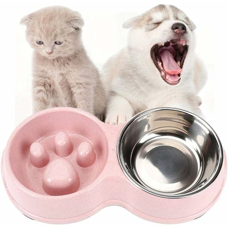 Abcrital - Cuenco anti glotón para gatos 2 en 1, cuenco interactivo de alimentación lenta, cuenco antideslizante para mascotas, rosa
Abcrital - Cuenco anti glotón para gatos 2 en 1, cuenco interactivo de alimentación lenta, cuenco antideslizante para mascotas, rosa