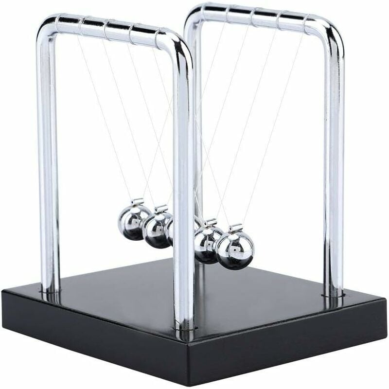 Abcrital - Cuna de Newton Balance Bolas Péndulo Péndulo de metal Física Ciencia Péndulo Decoración Arte en movimiento
Abcrital - Cuna de Newton Balance Bolas Péndulo Péndulo de metal Física Ciencia Péndulo Decoración Arte en movimiento