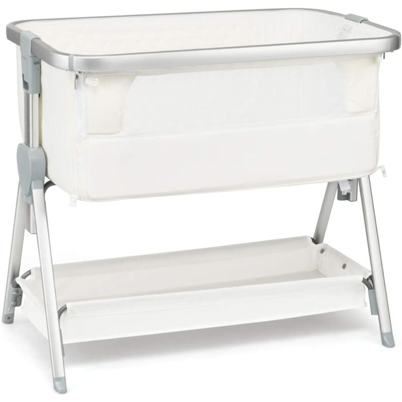 Cuna para Bebé Cuna de Colecho Altura Regulable con Cesta de Almacenamiento Cama Lateral con Colchón y Cinturón de Seguridad (Beige)
Cuna para Bebé Cuna de Colecho Altura Regulable con Cesta de Almacenamiento Cama Lateral con Colchón y Cinturón de Seguridad (Beige)