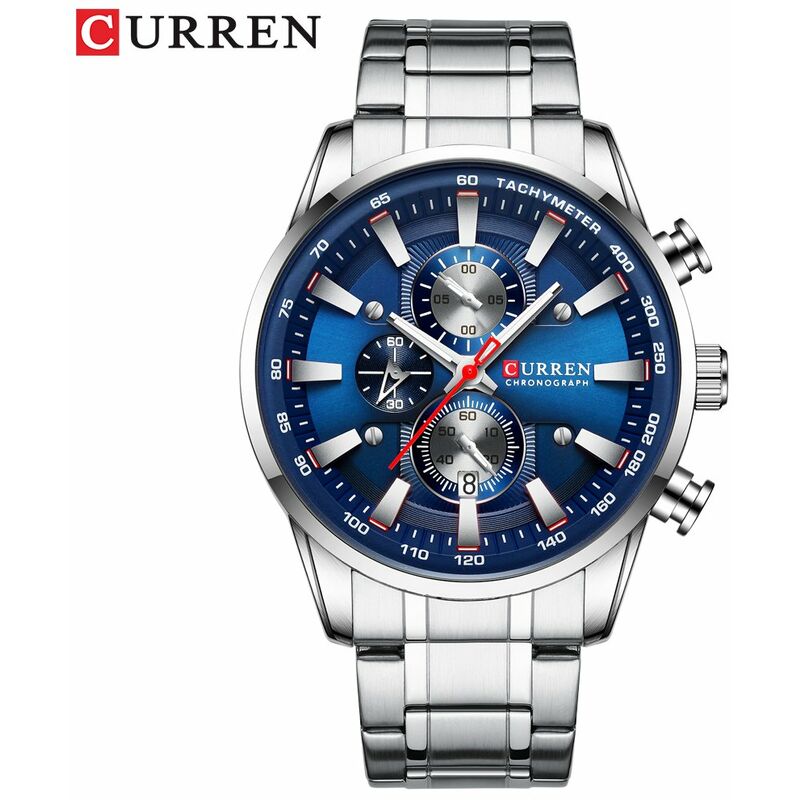 Men Businiess Watch Fashion Classic Caja de aleacion Reloj de pulsera con banda de acero inoxidable Calendario exquisito Manos luminosas Reloj de
Men Businiess Watch Fashion Classic Caja de aleacion Reloj de pulsera con banda de acero inoxidable Calendario exquisito Manos luminosas Reloj de