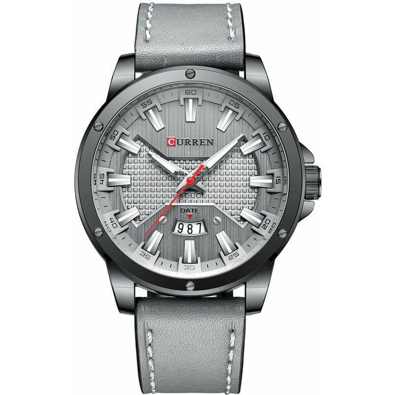 Reloj para hombre Movimiento de cuarzo Correa de cuero Pantalla de tiempo y calendario Diseno luminoso 3ATM Pulsera de moda masculina impermeable
Reloj para hombre Movimiento de cuarzo Correa de cuero Pantalla de tiempo y calendario Diseno luminoso 3ATM Pulsera de moda masculina impermeable