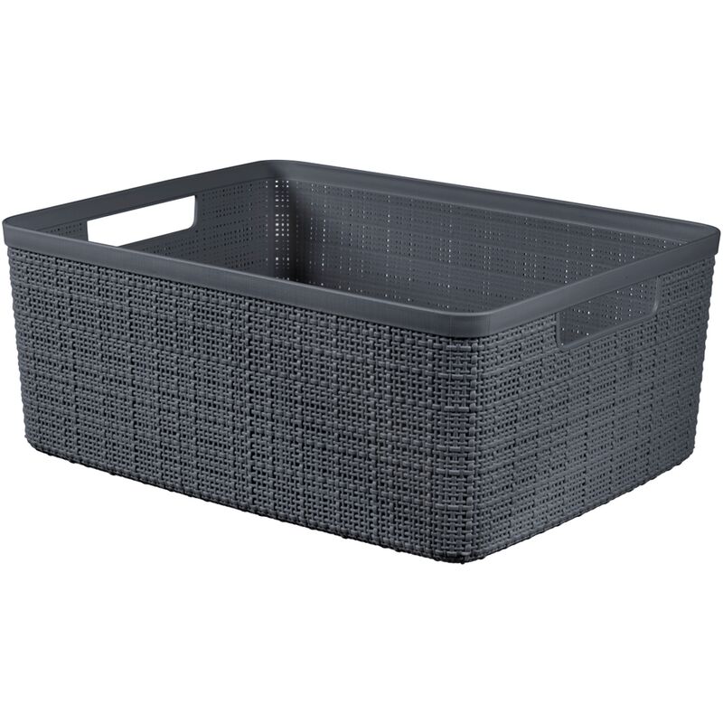 CURVER Juliet Cesta Jute 100% plástico Reciclado Rectangular, Gris Oscuro, M: 12 L - Gris Foncé
CURVER Juliet Cesta Jute 100% plástico Reciclado Rectangular, Gris Oscuro, M: 12 L - Gris Foncé