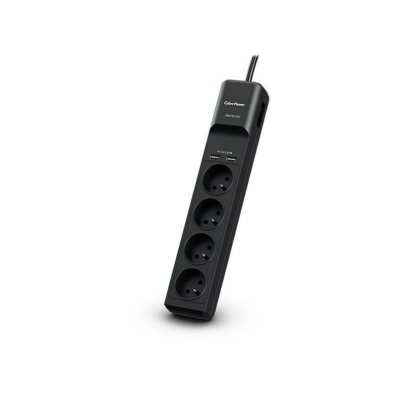 tracer iii p0420sud0-fr surge protector 4 ac outlet(s) 200 - 250 v 1.8 m black - Cyberpower
tracer iii p0420sud0-fr surge protector 4 ac outlet(s) 200 - 250 v 1.8 m black - Cyberpower