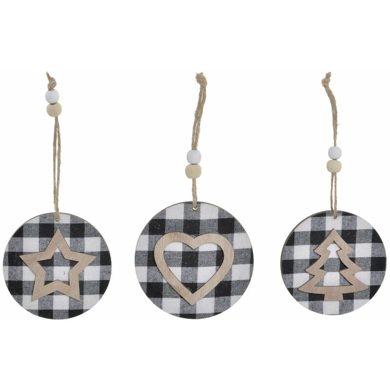 BHD - Decoración Colgante DKD Home Decor Navidad Blanco Negro DM (9 pcs) (7.5 x 7.5 x 0.8 cm)
BHD - Decoración Colgante DKD Home Decor Navidad Blanco Negro DM (9 pcs) (7.5 x 7.5 x 0.8 cm)