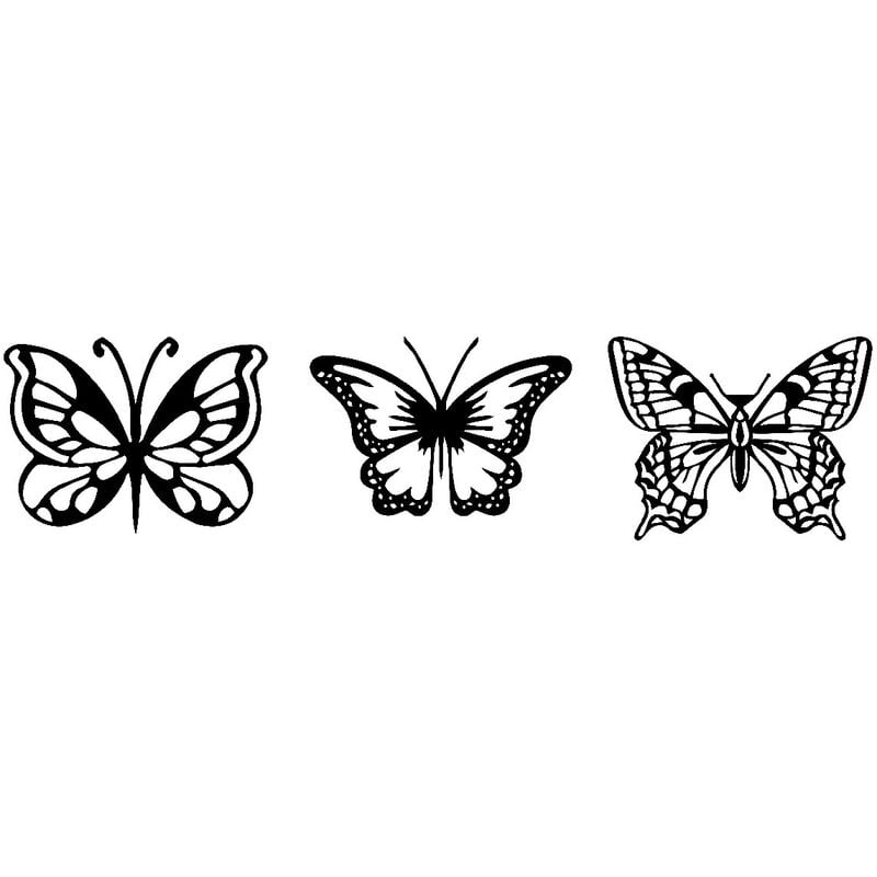 Decoracion de pared con mariposas - Animales - Arte de Pared - de la sala de estar, Habitacion - Negro en Metal, 52 x 0,15 x 38 cm,
Decoracion de pared con mariposas - Animales - Arte de Pared - de la sala de estar, Habitacion - Negro en Metal, 52 x 0,15 x 38 cm,