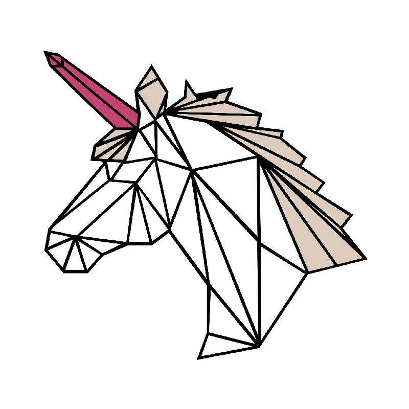 Decoracion de pared de unicornio - Animales - Arte de pared - de Salon, Dormitorio - Rosa en Metal, 50 x 0,15 x 50 cm,
Decoracion de pared de unicornio - Animales - Arte de pared - de Salon, Dormitorio - Rosa en Metal, 50 x 0,15 x 50 cm,