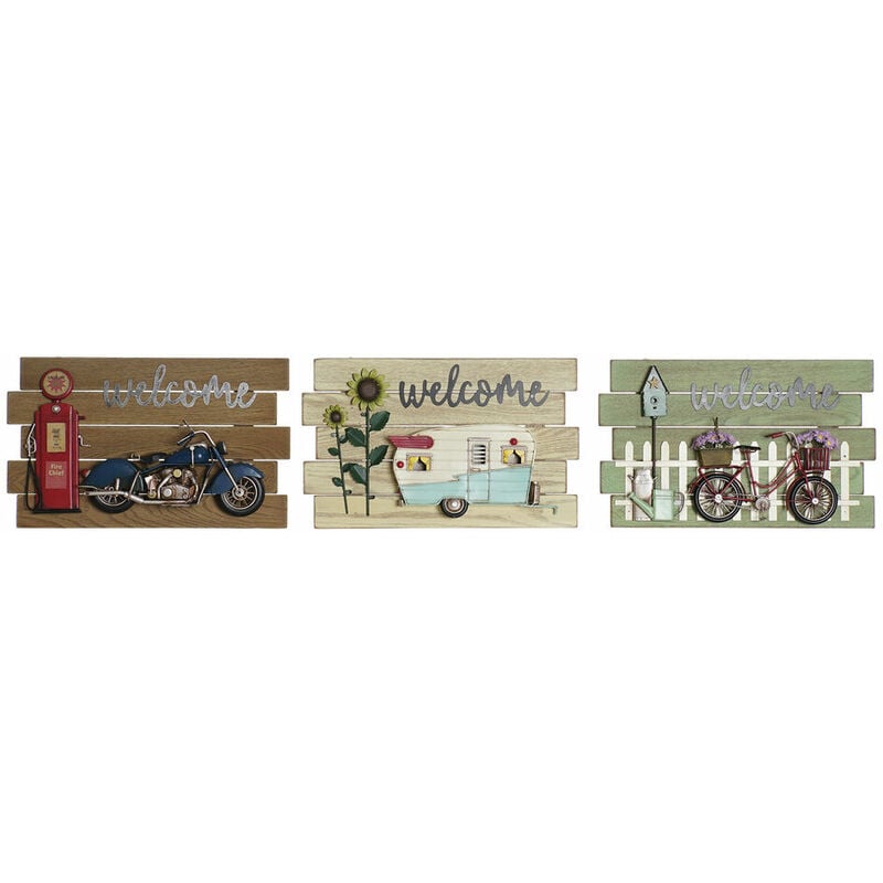 Decoración de Pared DKD Home Decor Azul Rojo Metal Madera MDF (3 pcs) (42 x 6 x 26 cm)
Decoración de Pared DKD Home Decor Azul Rojo Metal Madera MDF (3 pcs) (42 x 6 x 26 cm)