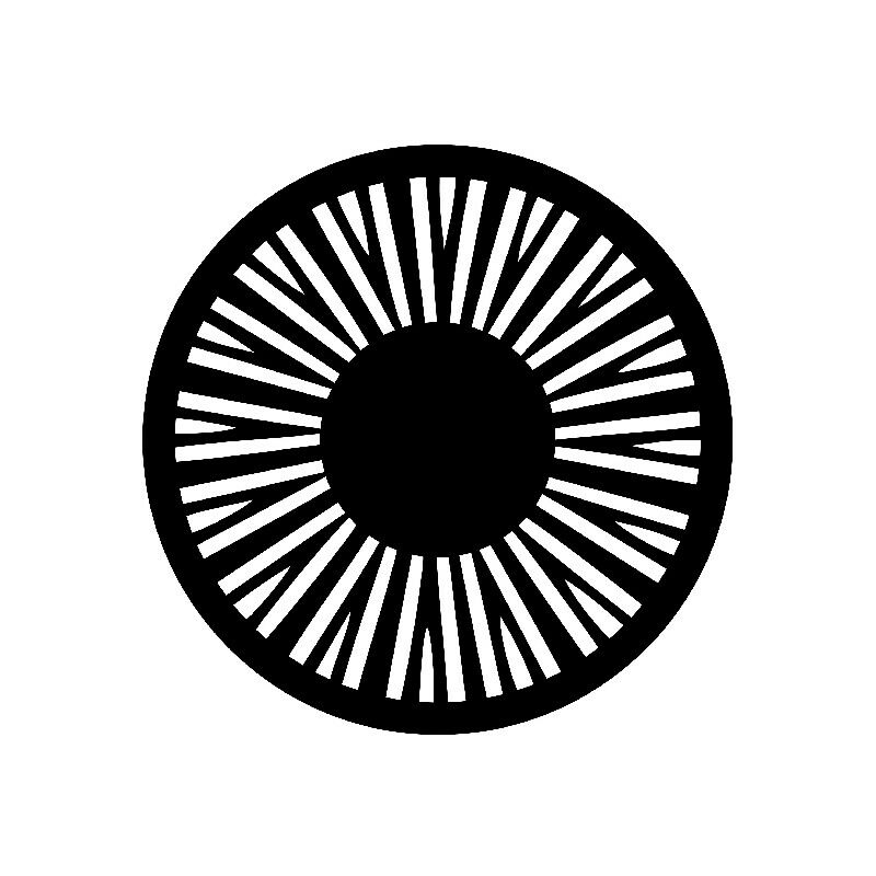 Decoracion de pared en forma de circulo - Geometrico - Arte de Pared - de la sala de estar, dormitorio - Negro en Metal, 49 x 0,15 x 49 cm
Decoracion de pared en forma de circulo - Geometrico - Arte de Pared - de la sala de estar, dormitorio - Negro en Metal, 49 x 0,15 x 49 cm