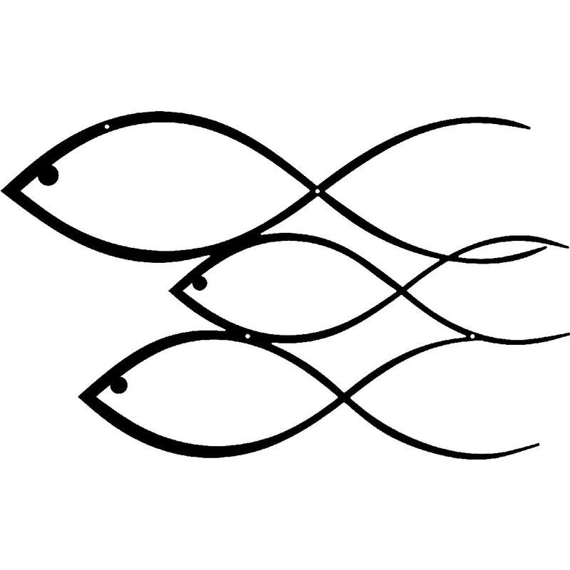 Decoracion de Pared Peces - Wall Art - para Sala de Estar, Dormitorio - Negro en Acero, 50 x 0,15 x 30 cm
Decoracion de Pared Peces - Wall Art - para Sala de Estar, Dormitorio - Negro en Acero, 50 x 0,15 x 30 cm