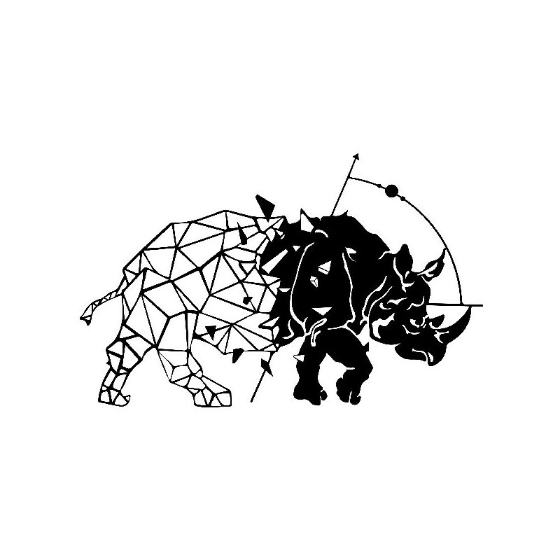 Decoracion de paredes Rhino - Animales - Arte de la Pared, Pared - Negro en Metal, 80 x 0,15 x 50 cm, -
Decoracion de paredes Rhino - Animales - Arte de la Pared, Pared - Negro en Metal, 80 x 0,15 x 50 cm, -