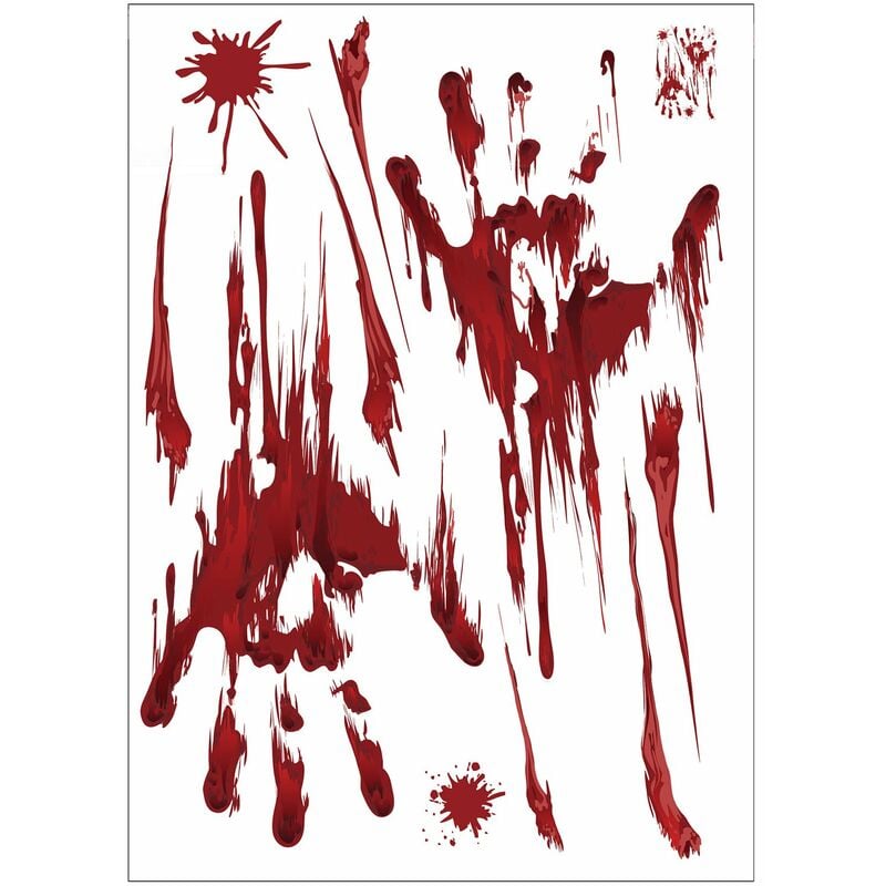 Happyshopping - Decoraciones de halloween pegatinas de pared con estampado de sangre huellas de sangre accesorios de hacha fantasma pegatinas de
Happyshopping - Decoraciones de halloween pegatinas de pared con estampado de sangre huellas de sangre accesorios de hacha fantasma pegatinas de