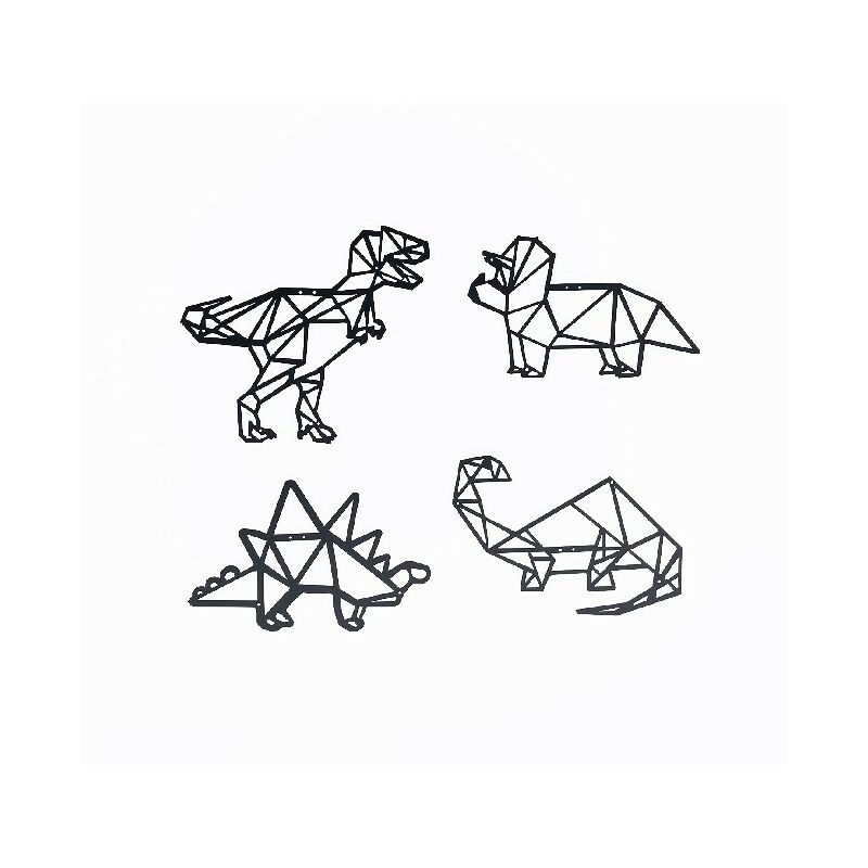 Decoration de Pared Dino - Muralla de arte mural - Dinosaurios - para ninos - Negro en Metal, 55 x 1,5 x 40 cm
Decoration de Pared Dino - Muralla de arte mural - Dinosaurios - para ninos - Negro en Metal, 55 x 1,5 x 40 cm