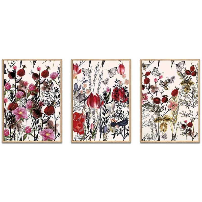 DekoArte - Cuadros Trípticos Decorativos Modernos Sofisticados con Marco en PVC | Póster con acrilico 0,5mm | Nordico, Nature, Flores | 3 piezas
DekoArte - Cuadros Trípticos Decorativos Modernos Sofisticados con Marco en PVC | Póster con acrilico 0,5mm | Nordico, Nature, Flores | 3 piezas