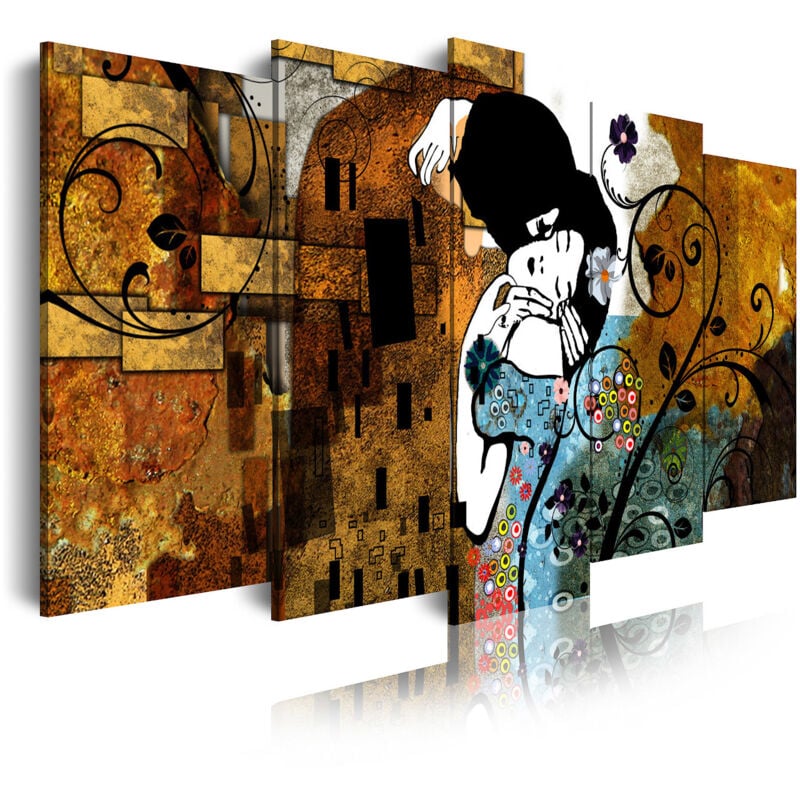 241 - Cuadros Modernos Impresión de Imagen Artística Digitalizada | Gustav Klimt El Beso | 5 Piezas 150 x 80 cm - Dekoarte
241 - Cuadros Modernos Impresión de Imagen Artística Digitalizada | Gustav Klimt El Beso | 5 Piezas 150 x 80 cm - Dekoarte