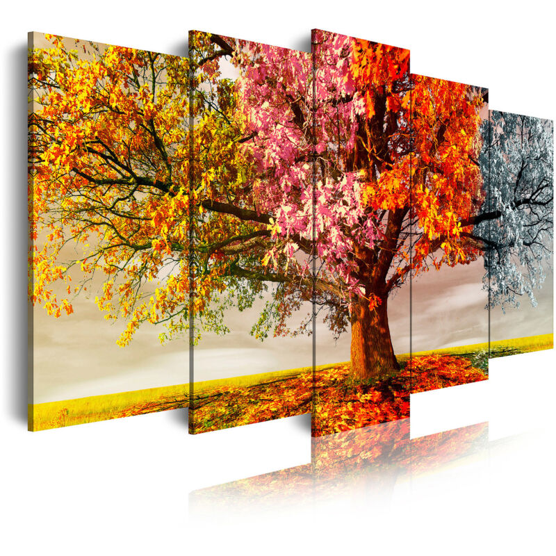 401 - Cuadros Modernos Impresión de Imagen Artística Digitalizada | Paisaje Árboles Cuatro Estaciones | 5 Piezas 150x80cm - Dekoarte
401 - Cuadros Modernos Impresión de Imagen Artística Digitalizada | Paisaje Árboles Cuatro Estaciones | 5 Piezas 150x80cm - Dekoarte