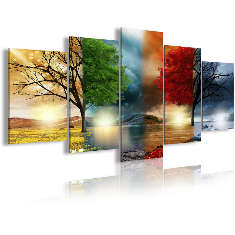 243 - Cuadros Modernos Impresión de Imagen Artística Digitalizada | Lienzo Decorativo Para Salón o Dormitorio | Paisaje Cuatro Estaciones | 5 Piezas
243 - Cuadros Modernos Impresión de Imagen Artística Digitalizada | Lienzo Decorativo Para Salón o Dormitorio | Paisaje Cuatro Estaciones | 5 Piezas