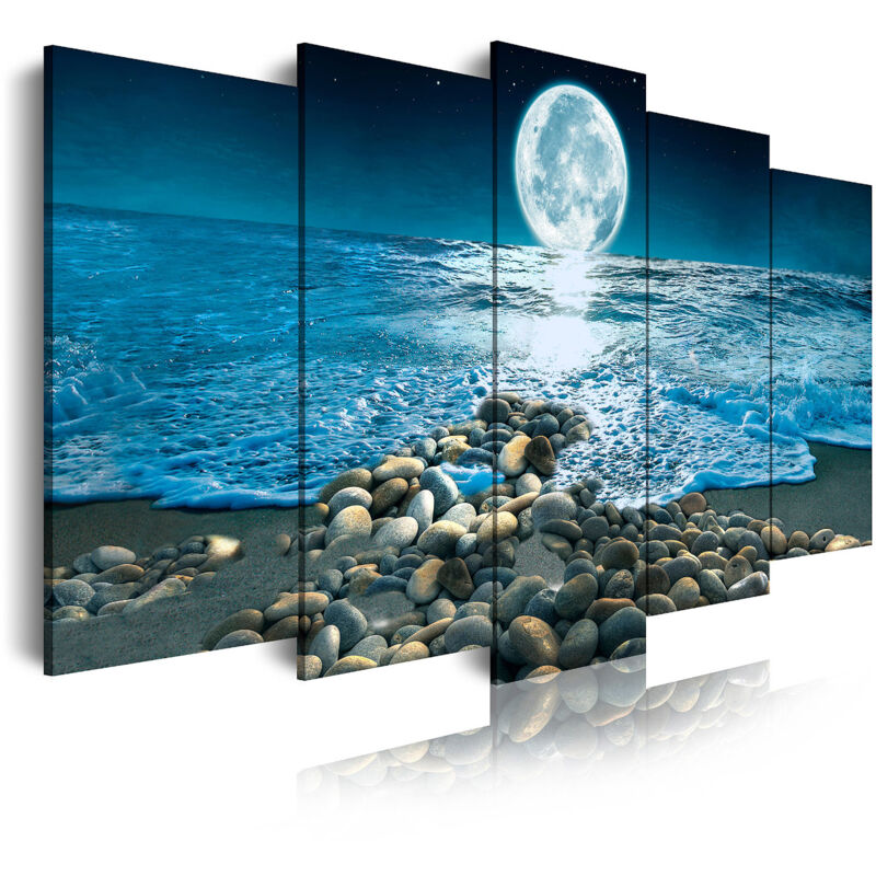 DekoArte 400 - Cuadros Modernos Impresión de Imagen Artística Digitalizada | Paisaje Luna iluminando la Playa | 5 Piezas 150x80cm
DekoArte 400 - Cuadros Modernos Impresión de Imagen Artística Digitalizada | Paisaje Luna iluminando la Playa | 5 Piezas 150x80cm