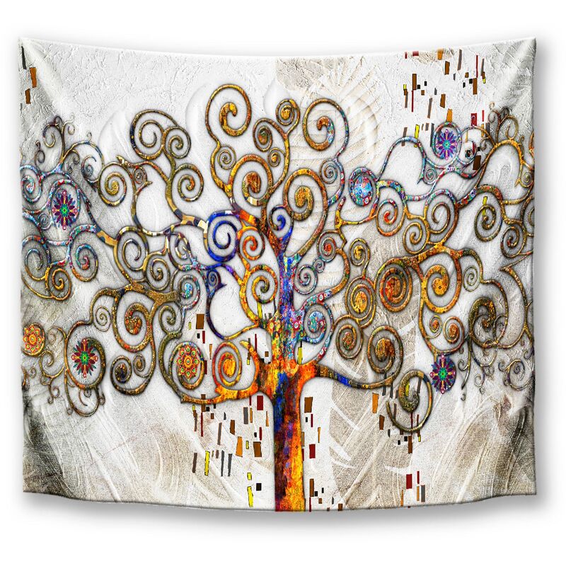TP05 - Tapiz Moderno De Pared Impresión Artística Digitalizada | Tela poliéster 100% | Árbol De La Vida Klimt | 150x130cm - Dekoarte
TP05 - Tapiz Moderno De Pared Impresión Artística Digitalizada | Tela poliéster 100% | Árbol De La Vida Klimt | 150x130cm - Dekoarte