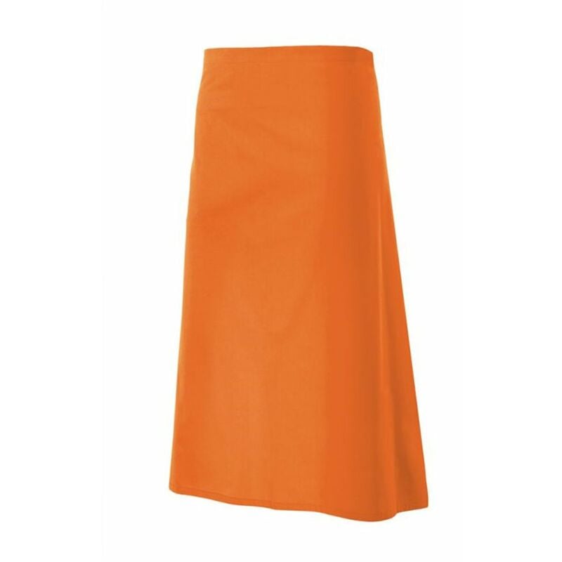 DELANTAL LARGO Naranja Flúor U