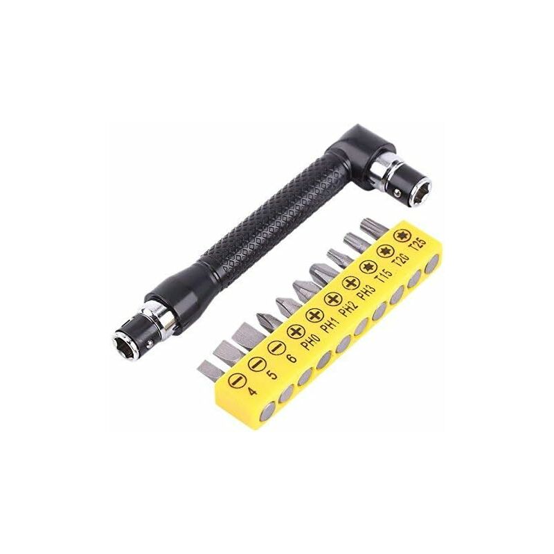 Destornillador de 10 Uds., Mango de extensión en forma de L, destornillador hexagonal de doble cabeza, destornillador Torx plano, herramienta de mano
Destornillador de 10 Uds., Mango de extensión en forma de L, destornillador hexagonal de doble cabeza, destornillador Torx plano, herramienta de mano