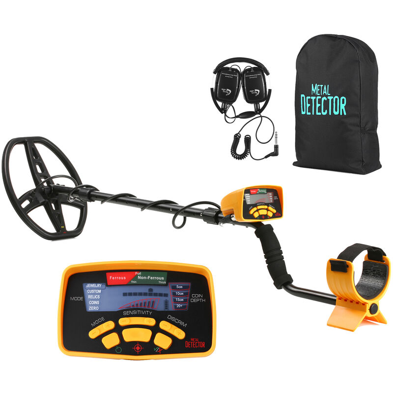 Happyshopping - Detector de metales subterraneo profesional de alta sensibilidad,Con auriculares y mochila
Happyshopping - Detector de metales subterraneo profesional de alta sensibilidad,Con auriculares y mochila