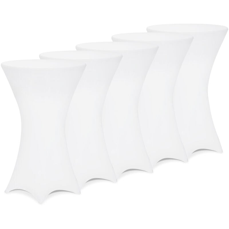5 x Manteles elásticos para mesa de pie alta de Ø60/70/80cm lavable fácil cuidado Blanco Antracita Negro Rojo burdeos Set de 5 Ø60 cm / blanco - Deuba
5 x Manteles elásticos para mesa de pie alta de Ø60/70/80cm lavable fácil cuidado Blanco Antracita Negro Rojo burdeos Set de 5 Ø60 cm / blanco - Deuba