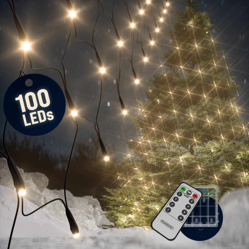 Cadenas de luces LED para interiores o exteriores - Varios modelos, tamaños y colores Cortina de luz 100 LED blanco - Deuba
Cadenas de luces LED para interiores o exteriores - Varios modelos, tamaños y colores Cortina de luz 100 LED blanco - Deuba