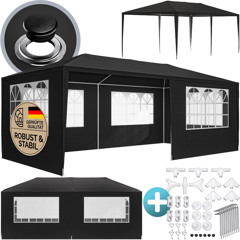 Deuba Pabellón Rimini cenador 3x6m carpa plegable protección UV 50 resistente al agua 6 Paredes jardín patio eventos Antracita (protección UV)
Deuba Pabellón Rimini cenador 3x6m carpa plegable protección UV 50 resistente al agua 6 Paredes jardín patio eventos Antracita (protección UV)