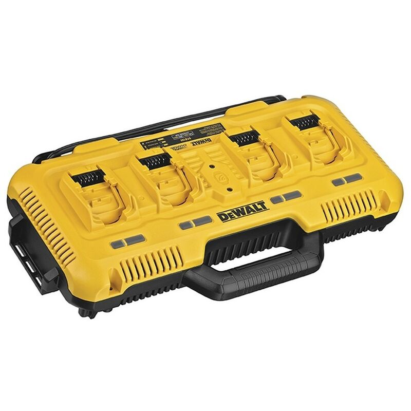 DEWALT DCB104-QW - Cargador rápido 4 Puertos XR FLEXVOLT: 54V - 18V - 12V carril Li-Ion (4x8 0A)
DEWALT DCB104-QW - Cargador rápido 4 Puertos XR FLEXVOLT: 54V - 18V - 12V carril Li-Ion (4x8 0A)