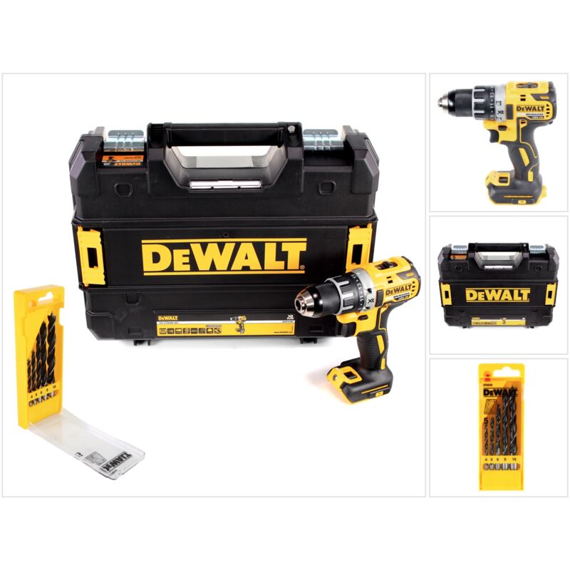 Dewalt - DCD 791 Taladro atornillador inalámbrico XR 18 V en maletín TSTAK + Juego de brocas espirales de 5 piezas DT 4535-QZ ( Sin batería, sin
Dewalt - DCD 791 Taladro atornillador inalámbrico XR 18 V en maletín TSTAK + Juego de brocas espirales de 5 piezas DT 4535-QZ ( Sin batería, sin