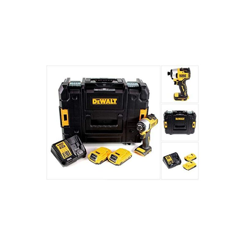 Dewalt DCF809D2T-QW Atornillador de Impacto inalámbrico 18 V, 2 Ah, Negro y Amarillo
Dewalt DCF809D2T-QW Atornillador de Impacto inalámbrico 18 V, 2 Ah, Negro y Amarillo